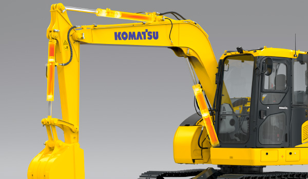 シリンダ小径化・昇圧化