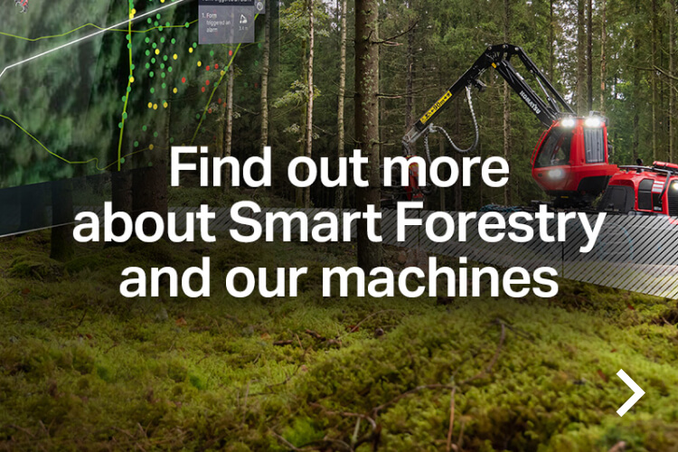 Find out more about Smart Forestry and our machines