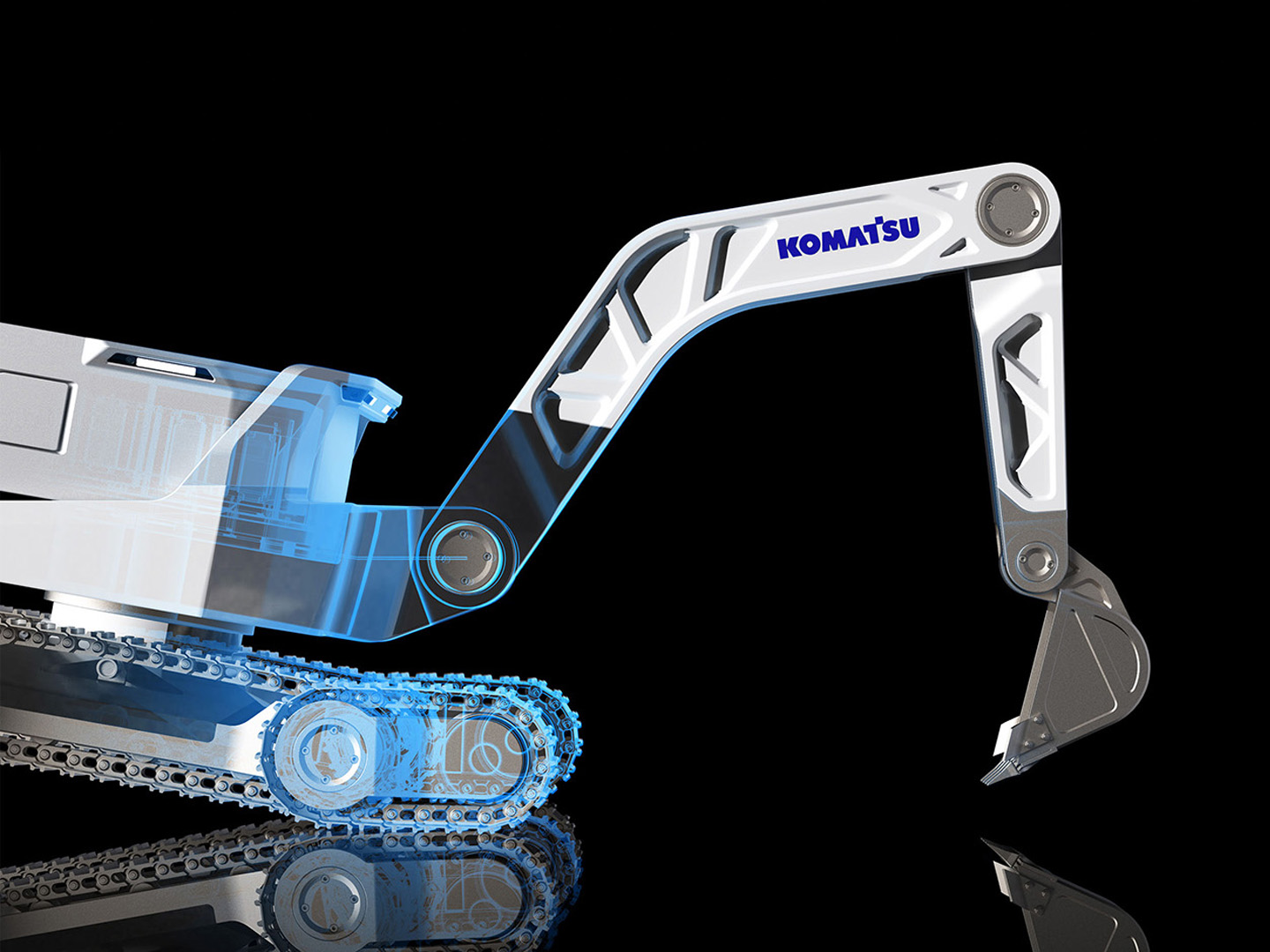 The Challenge to Space | Brand communication | About us | Komatsu