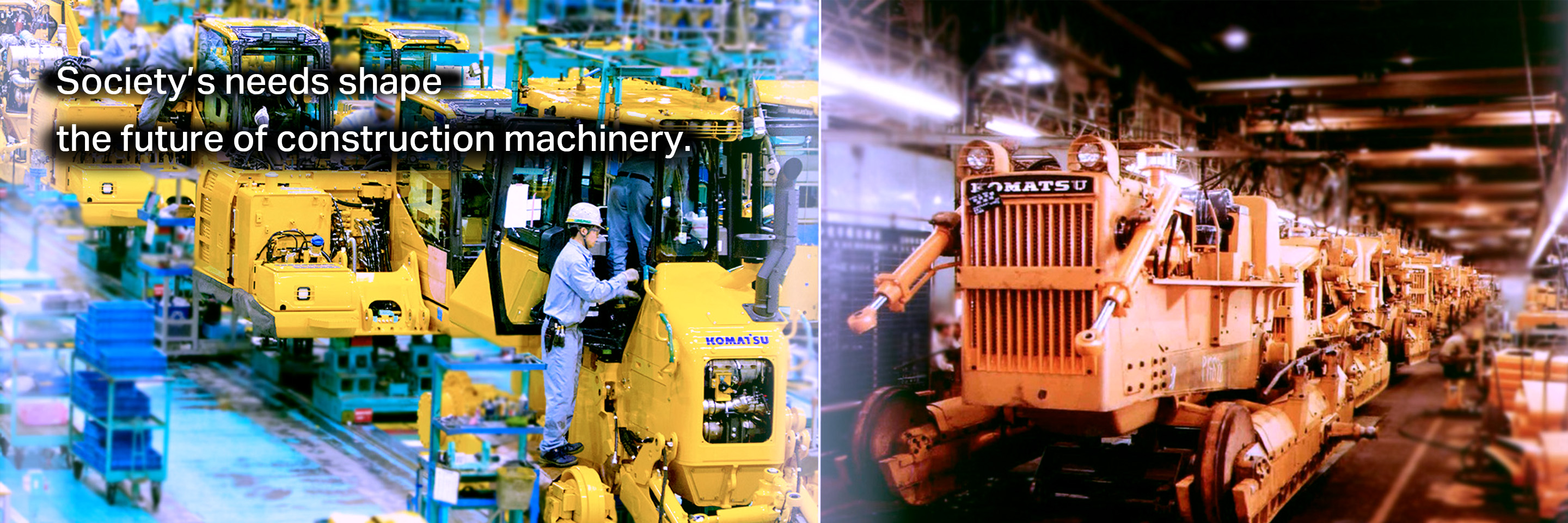 Society's needs shape the future of construction machinery