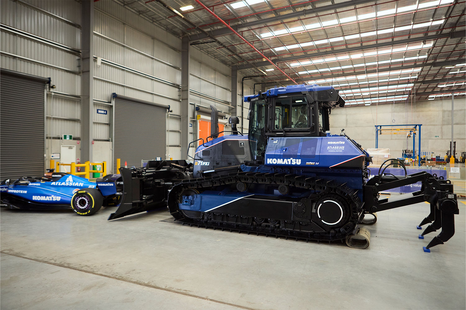 Why the machines went blue | Komatsu x Atlassian Williams Racing