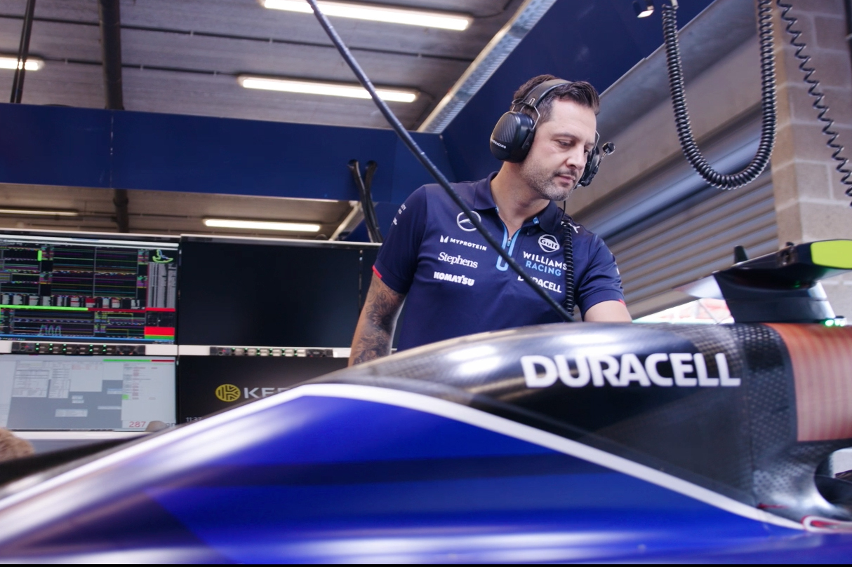 movie:Telemetry insight with Komatsu and Williams Racing