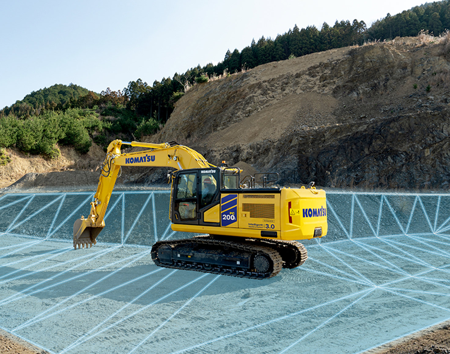 ICT油圧ショベルのイメージ画像